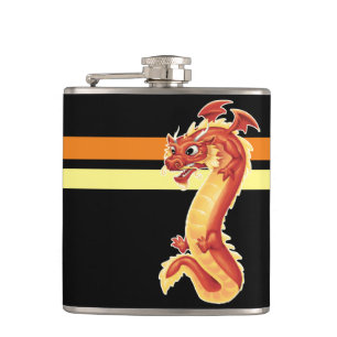Zippy Dragon Hip Flask