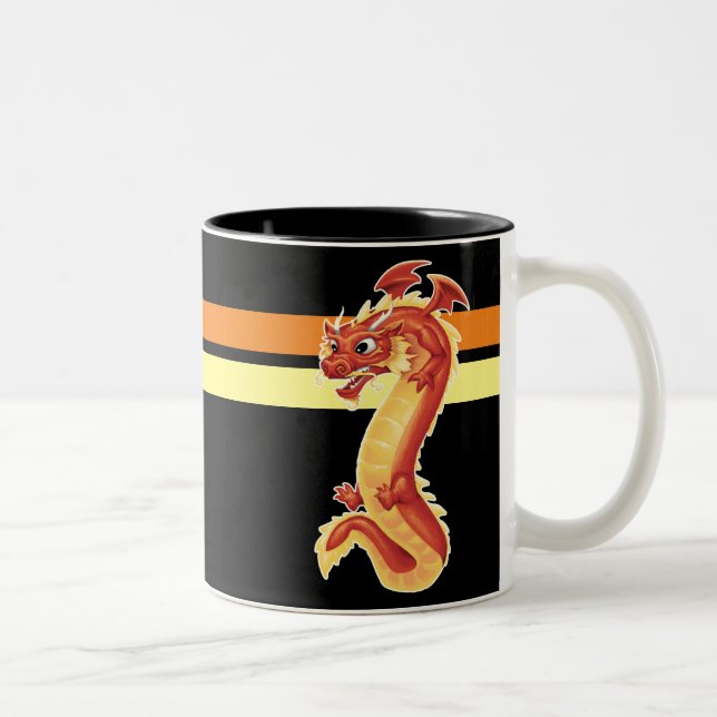 Zippy Dragon Two-Tone Coffee Mug (Right)