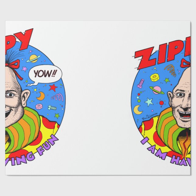 Zippy Gift Wrap! Wrapping Paper (Seam)