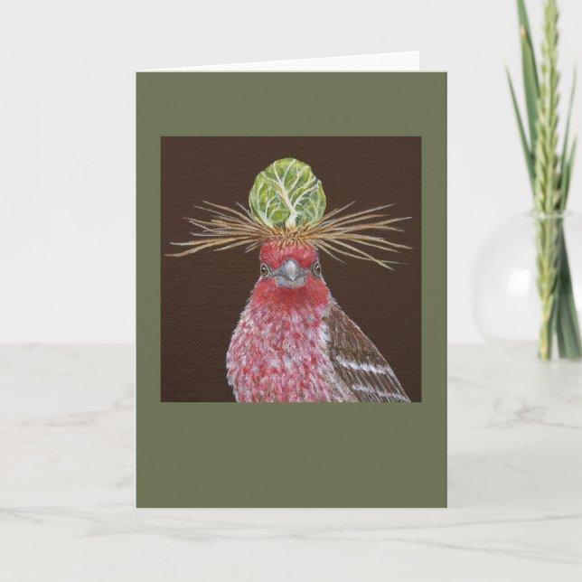 Zippy la carte de voeux de la maison finch (Devant)