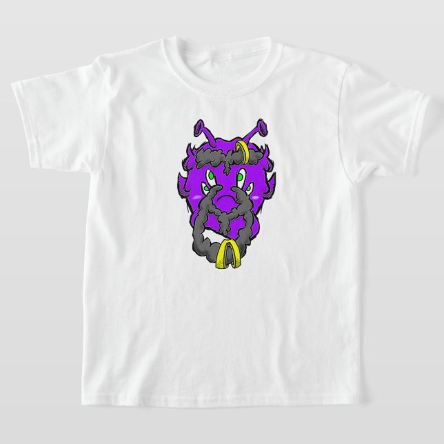 Zippy Trippy Alien Dazs Hair k T-Shirt (Laydown)