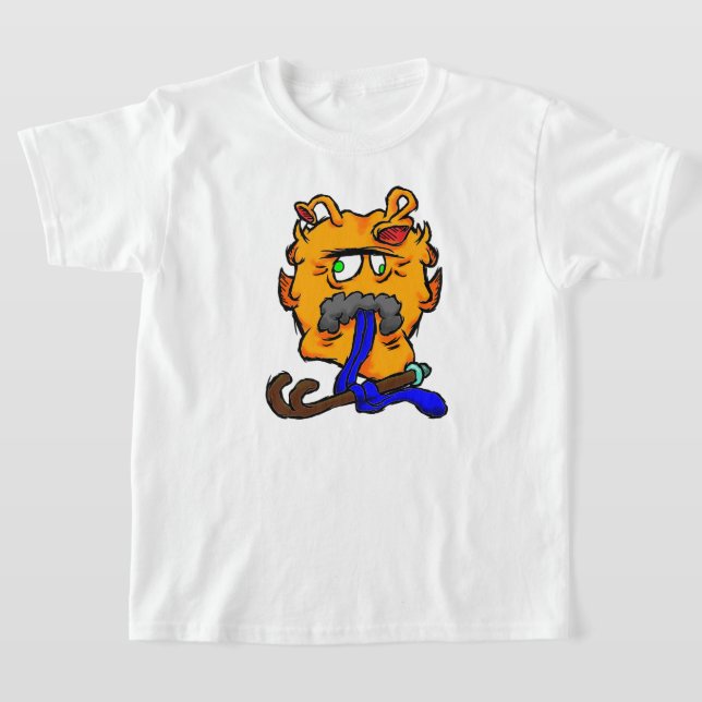 Zippy Trippy Alien Dazs Old k T-Shirt (Laydown)