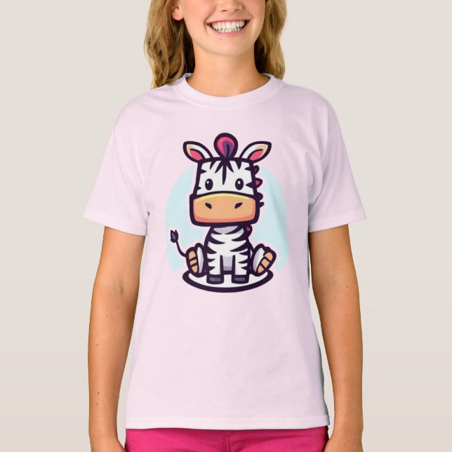 Zippy Zebra T-Shirt (Front)