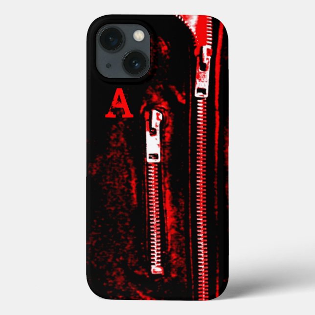 Zips Red print coque iphone (Verso)
