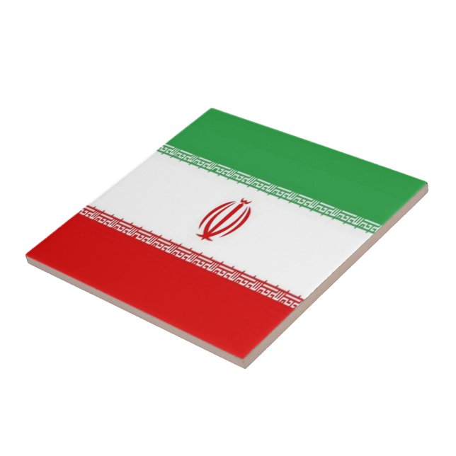 zIR001 Iranian FLAG Iran, Tile (Side)