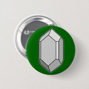 Zircon Crystal Structure 2 Inch Round Button