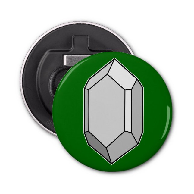 Zircon Crystal Structure Bottle Opener (Front)