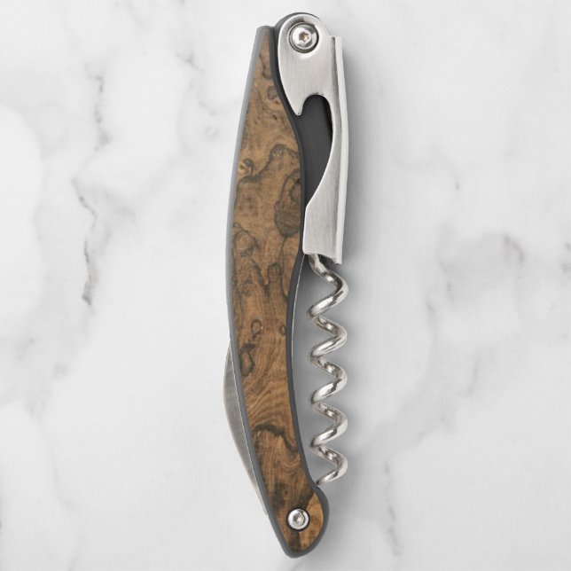 Ziricote (faux) Finish Corkscrew (Back)