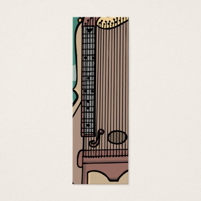 zither harp bookmark (Front)