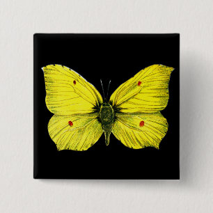 Zitronenfalter 2 Inch Square Button