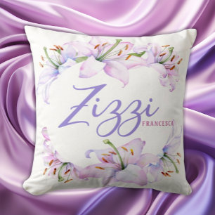 Zizzi Personalized Italian Gift for Auntie Throw Pillow