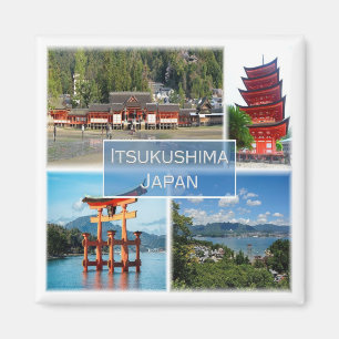 zJP004 ITSUKUSHIMA MIYAJIMA, Japan, Fridge Magnet