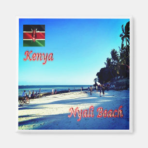 zKE019 KENYA, Nyali Beach, Africa, Fridge Magnet