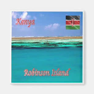 zKE021 KENYA, Robinson Island, Africa, Fridge Magnet