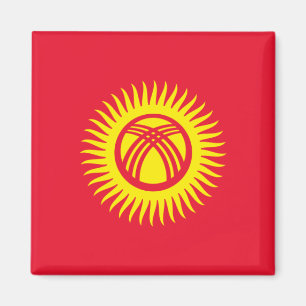 zKG001 Kyrgyz FLAG Kyrgyzstan, Magnet