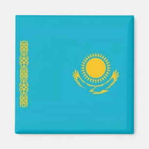 zKZ001 Kazakh FLAG Kazakhstan, Fridge Magnet