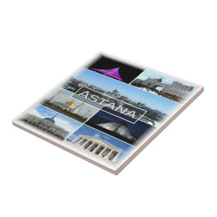 zKZ004 ASTANA mosaic, Kazakhstan, Asia, Tile