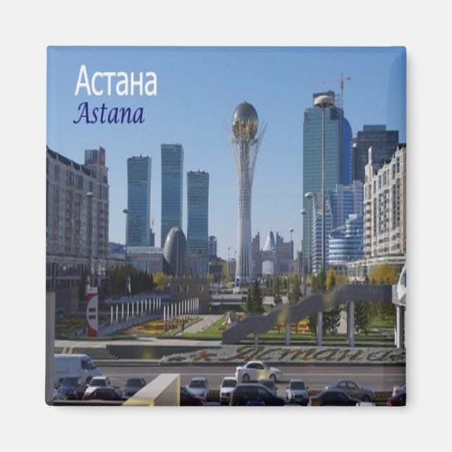 ZKZ009 ASTANA panorama, Kazakhstan, Asia, Fridge  Magnet (Front)