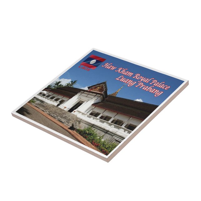 zLA008 HAW KHAM Luang Prabang, Laos, Tile (Side)