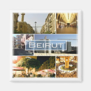 zLB003 BEIRUT, Lebanon, Asia. Fridge Magnet