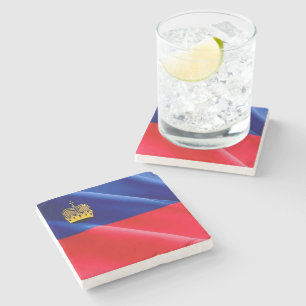 zLI002 LIECHTENSTEIN  wafig FLAG - Fridge Magnet K Stone Coaster