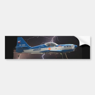 ZLIN 50 IN LIGHTNING BUMPER STICKER