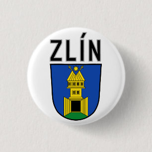Zlín coat of arms, Czech Republic 1 Inch Round Button