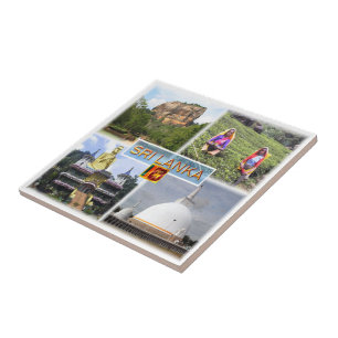 zLK003 SIGIRIJA, GOLDEN TEMPLE, Sri Lanka, Tile