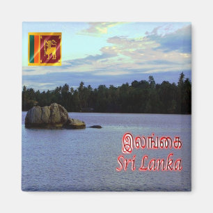 zLK011 Bentota river DHARGA Sri Lanka Asia, Fridge Magnet