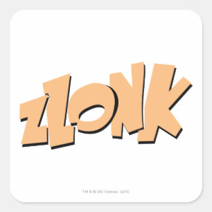 ZLONK! SQUARE STICKER