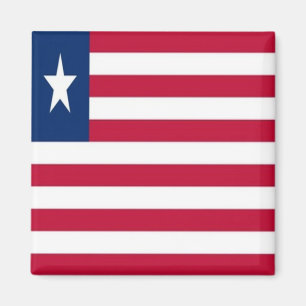 zLR001 LIBERIA, FLAG, Africa, Fridge Magnet