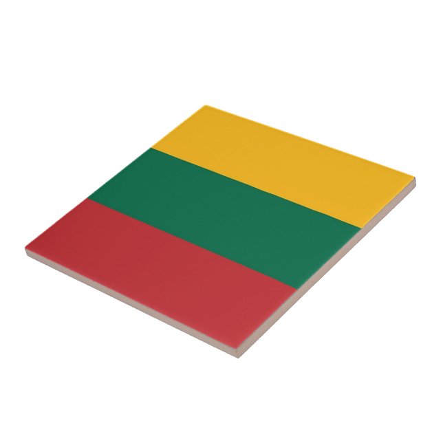 zLT001  Lithuanian FLAG, LITHUANIA, Tile (Side)