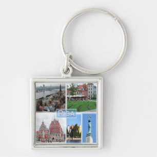 zLV003 RIGA, Latvijas, Republika Latvia, Keychain