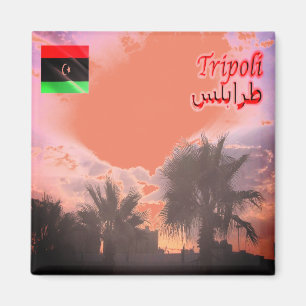 zLY024 TRIPOLI, Sky, Libya, Africa, Fridge Magnet