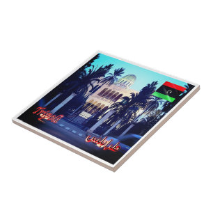 zLY026 TRIPOLI, The Royal Palace, Libya, Tile