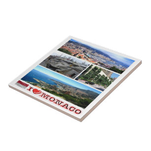 zMC035 MONACO collage "I Love", Tile
