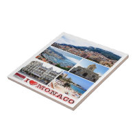 zMC037 MONACO collage "I Love",
