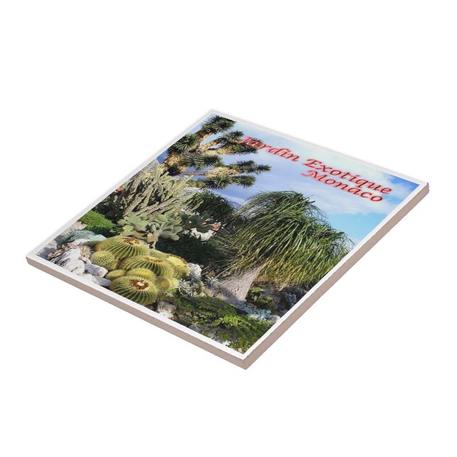 zMC047 EXOTIC GARDEN, Monaco, Tile (Side)