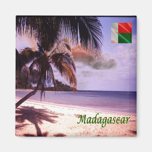zMG007 MADAGASCAR, Beach, Africa, Fridge Magnet
