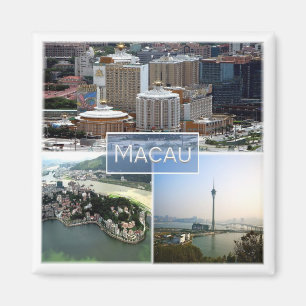zMO004 MACAU or MACAO, Asia, Fridge Magnet