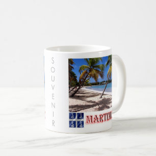zMQ005 MARTINIQUE, LES SALINES Beach, Coffee Mug