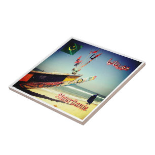 zMR005 MAURITANIA, Africa, Tile