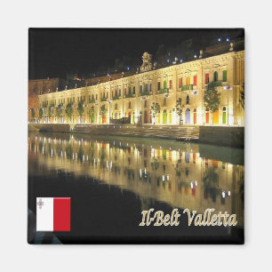zMT011 IL-BELT waterfront VALLETTA, Malta, Fridge Magnet
