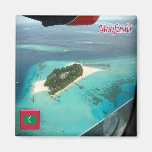zMV010 MOOFUSHI, Maldives, Asia, Fridge Magnet