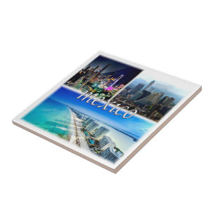 zMX004 MEXICO, Mosaic, America, Tile