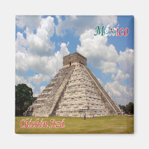 zMX018 CHICHEN ITZA, Mexico, America, Fridge Magnet