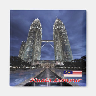 zMY005 PETRONAS TWIN TOWERS, Kuala Lampur, Fridge Magnet