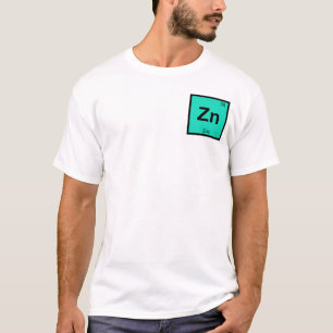 Zn - Zinc Chemistry Periodic Table Symbol Element T-Shirt