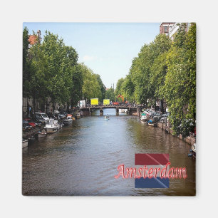 zNL009 AMSTERDAM panorama, Netherlands, Fridge Magnet