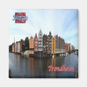 zNO149 TRONDHEIM, Norway, Europe, Fridge Magnet